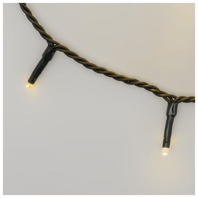 Lotti TLG750 Catena Luminosa 53 m 750 LED Bianco Caldo Cavo Verde Controller Memory colore Bianco