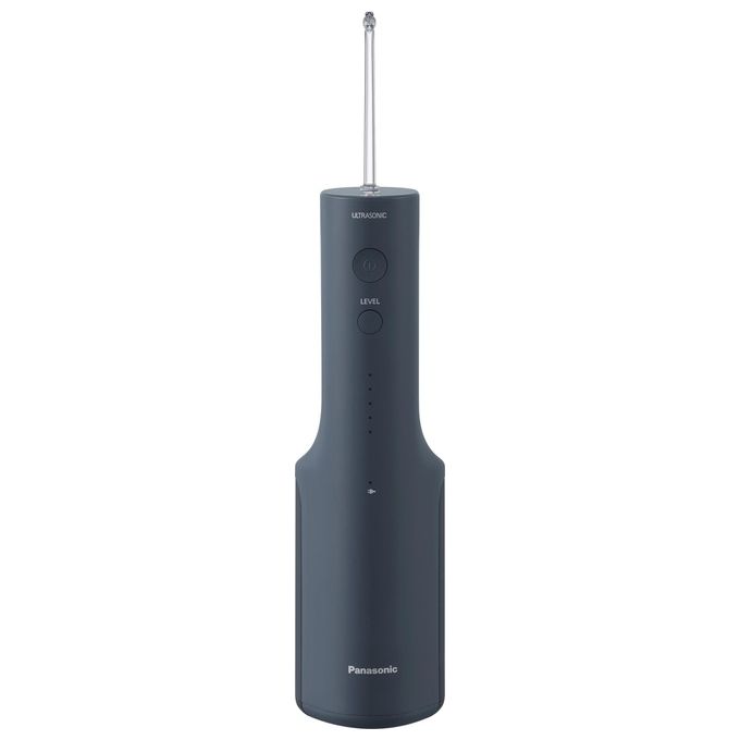 Panasonic EW-DJ66-A303 Serie 600 Irrigatore Orale a Ultrasuoni 200ml IPX7 5 Livelli di Pressione 2 Ugelli colore Blu Marino