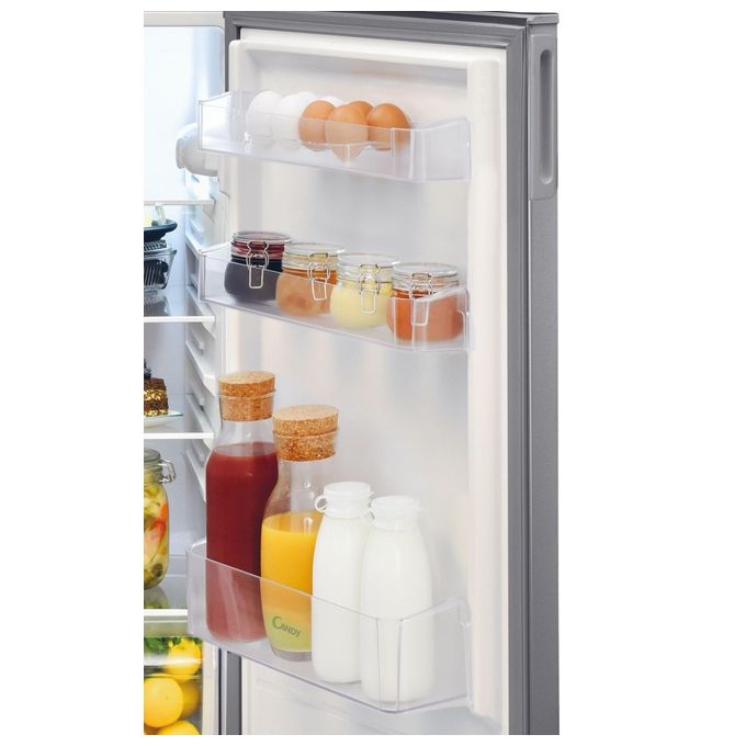 Candy CDV1S514FS Frigorifero Doppia Porta 212 L 145 cm Classe F 41 dB Statico Libera Installazione colore Argento