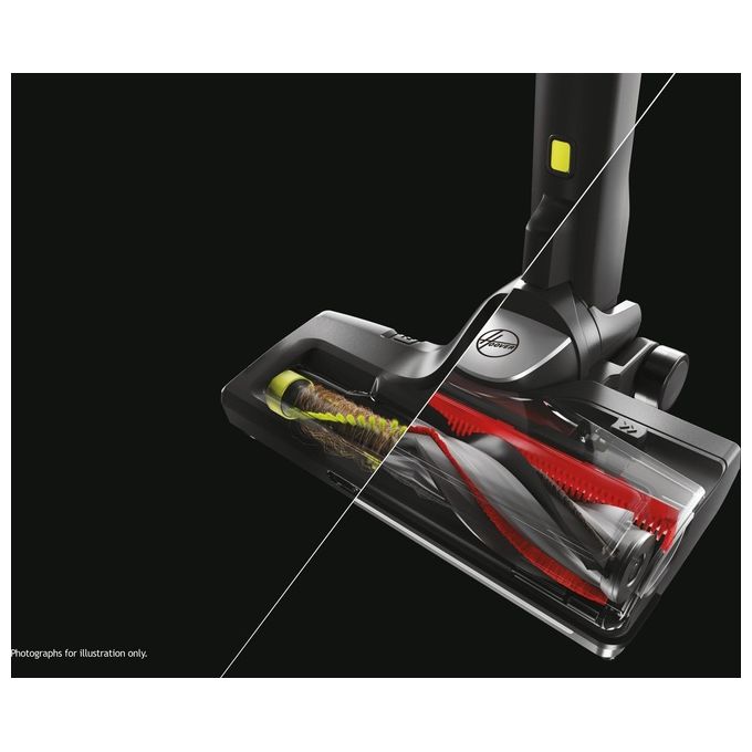 Hoover HF522STH 011 H-Free 500 Aspirapolvere Scopa Senza Sacchetto Ciclonica 0,45 L 45 min autonomia colore Grigio Titanio