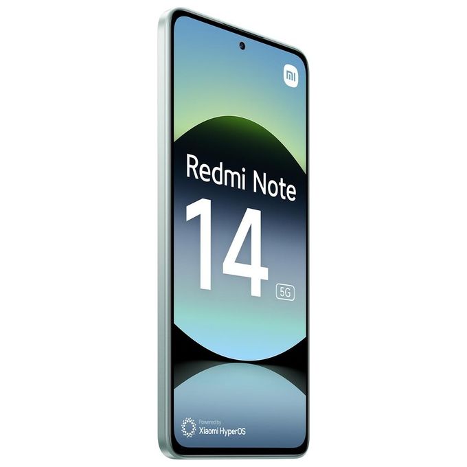 Xiaomi REDMI NOTE 14 5G Smartphone 8GB 256GB Display AMOLED 6.67'' 120Hz Dual SIM NFC Batteria 5110mAh colore Coral Green