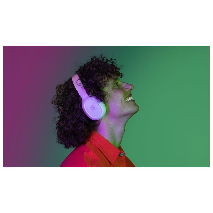 Cellular Line Music Sound Cuffie con Microfono Bluetooth Bianco