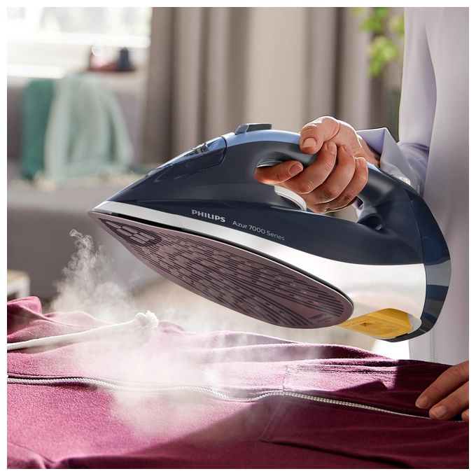 Philips DST7030-20 Serie 7000 Ferro da Stiro a Vapore 2800 W 300 ml 250 g SteamGlide Plus