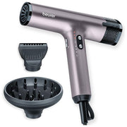 Beurer HC 100 Asciugacapelli 1700 W Ionico 4 Velocita' 4 Temperature Diffusore e Concentratore inclusi colore Viola