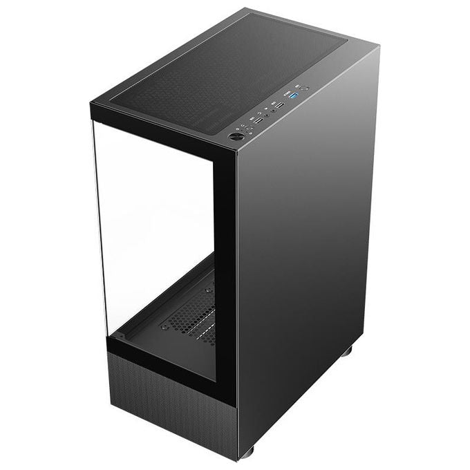 Itek ITGCASB33B SHOWBUI 33B PC Case Gaming Middle Tower ATX Vetro Temperato ARGB USB 3.0 colore Nero