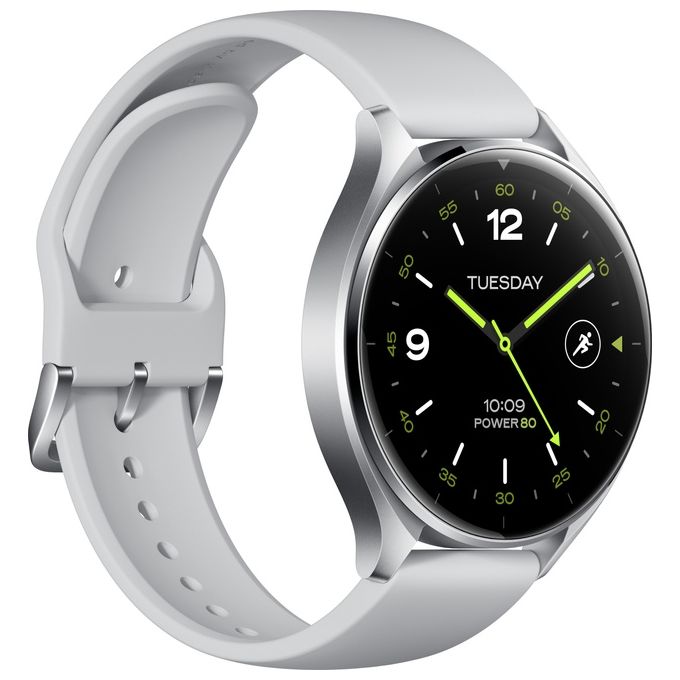 Xiaomi watch 2 smartwatch argento 46mm gps wear os display amoled 1.43 pollici