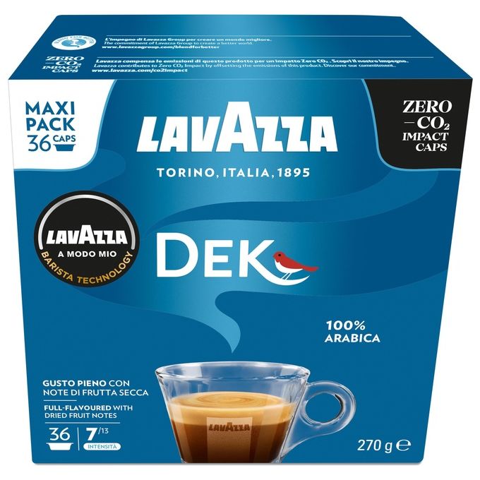 Lavazza Confezione 36 Caps Dek Cremoso