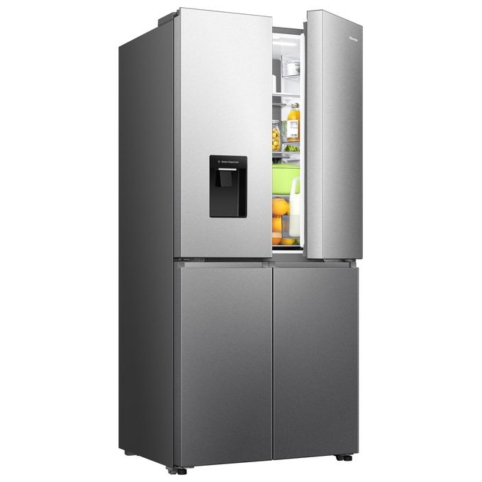 Hisense RQ5P470SMIE Frigorifero 4 Porte 460 L 178 cm Classe E 37 dB Total No Frost Wi-Fi Dispenser Acqua colore Inox