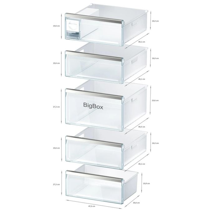 Bosch GSN54AWDV Serie 6 Congelatore Verticale 328 L 176 cm Classe D 38 dB No Frost VarioZone colore Bianco
