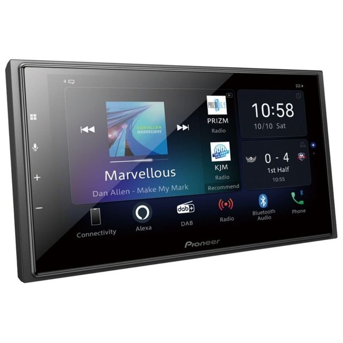 Pioneer SPH-EVO64DAB Autoradio 2 DIN con Touchscreen 6.8'' 200 W Bluetooth Wi-Fi DAB+ Apple CarPlay Android Auto colore Nero