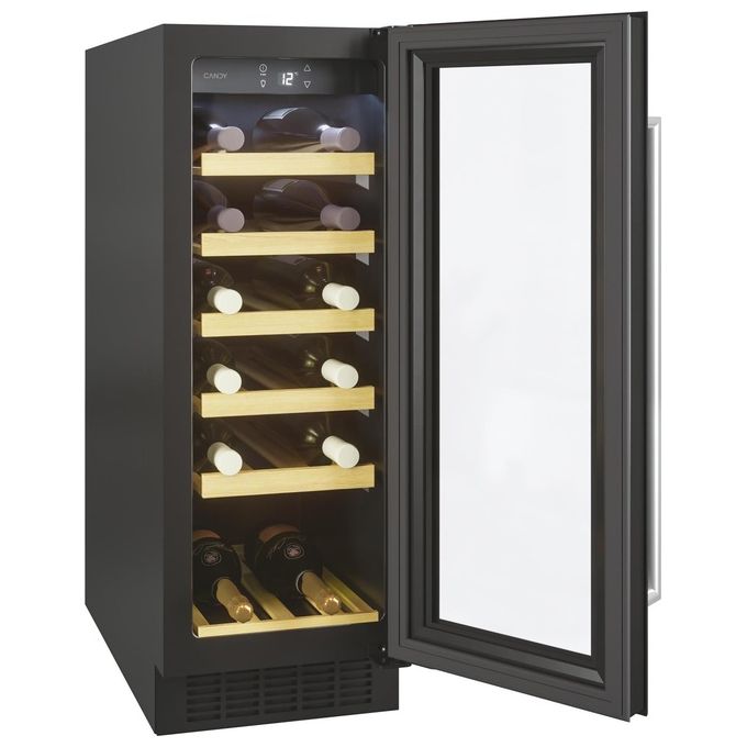 Candy CCVB 30-1 DiVino Cantinetta Vino da incasso 20 bottiglie 6 ripiani Classe F 39 dB colore Nero