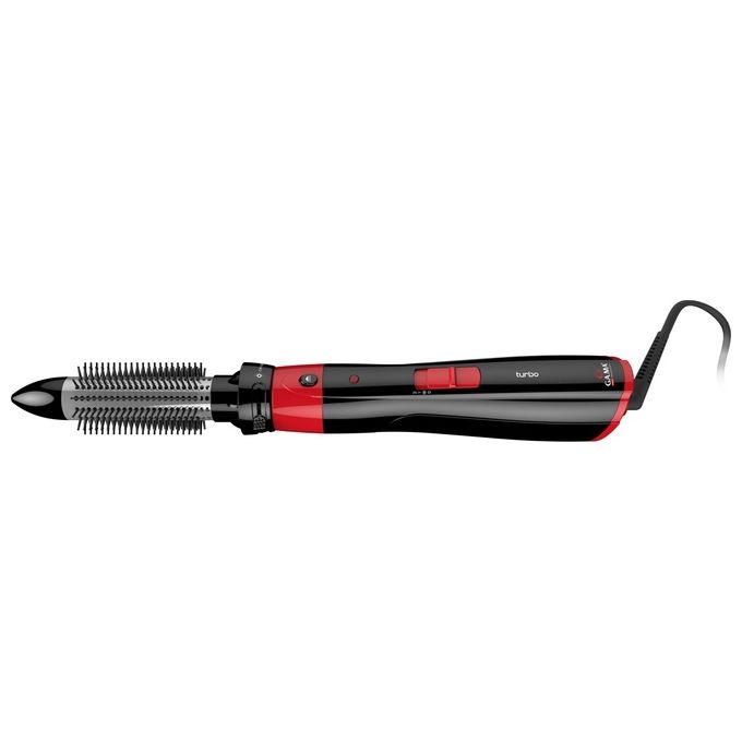 GA.MA GH0101 Multistyler Turbo Potenza 1200W 3 Spazzole Nero-Rosso
