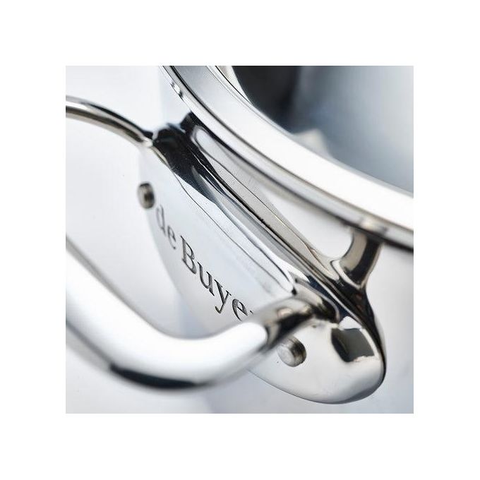 De Buyer Affinity Pentola per Arrosti Inox con Coperchio 28cm