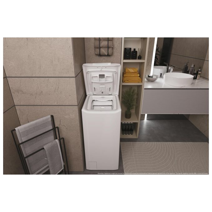 Haier serie 7 THASN476TM5 S Lavatrice a carica dall'alto 7Kg 1400 giri Classe A 41x60x86 Bianco