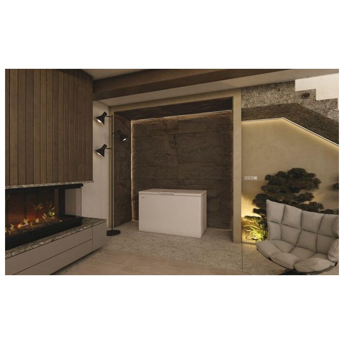 Haier HCE420E Serie 7 Congelatore a Pozzo 418 L 89 cm Classe E 39 dB Congelamento Rapido colore Bianco