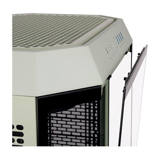 Thermaltake CA-1Z1-00MEWN-00 The Tower 600 Case PC Midi Tower ATX Micro ATX Mini ITX Vetro Temperato USB 3.2 Gen 1 Type A 4 Porte USB 3.2 Gen 2 Type C 1 Porta colore Verde chiaro