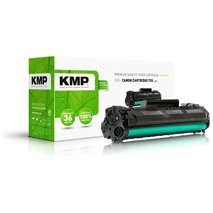 Kmp C-T27 Toner Nero Compatibile con Canon 728