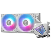 MSI MAG CORELIQUID I240 WHITE MAG Coreliquid I240 Kit di raffreddamento a liquido 12 cm 2 ventole ARGB Gen2 colore Bianco