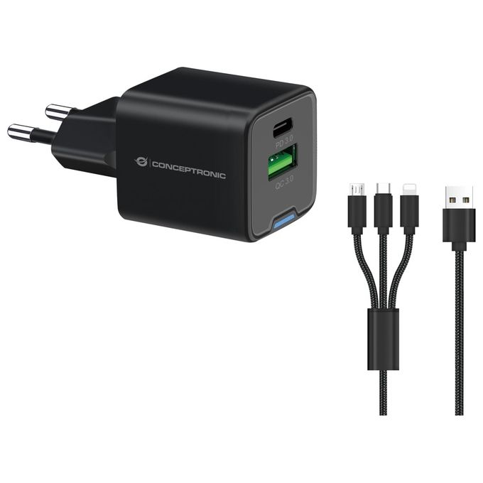 Conceptronic Althea16b 2-Port 33W Gan Usb Pd Charger