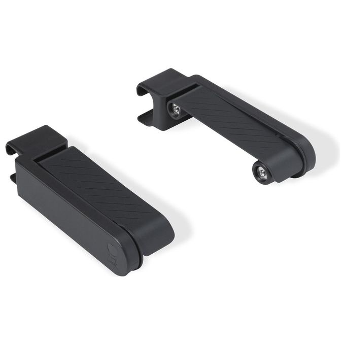 Weber 3400106 Works Kit Organizer Agganciabile per Barbecue con Porta Tovaglioli Porta Sacchetto e 4 Ganci per Utensili colore Nero