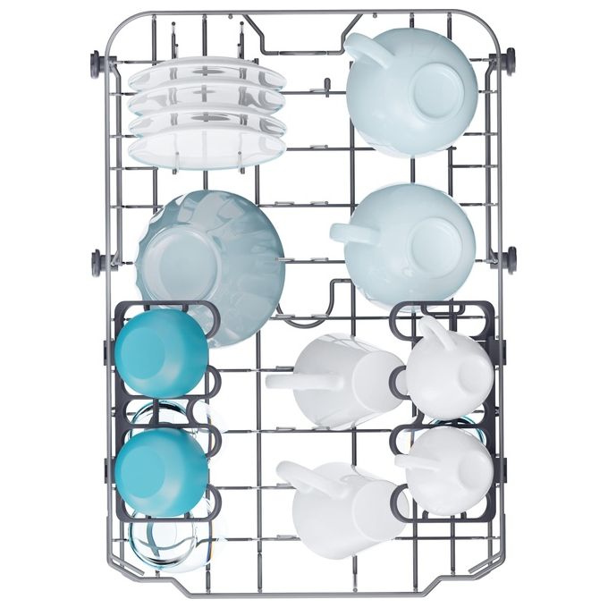 Candy CF0C7SB0FX Rapido' Lavastoviglie Libera Installazione 10 coperti Classe C 47 dB Wi-Fi 8 programmi (84.6x44.8x60.5 cm) colore Inox