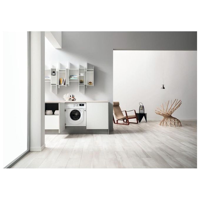 Whirlpool BI WMWG 71483E EU N Lavatrice da incasso Frontale 7 Kg 1400 rpm Classe D Motore Inverter FreshCare+ AquaStop (82x60x55 cm) colore Bianco