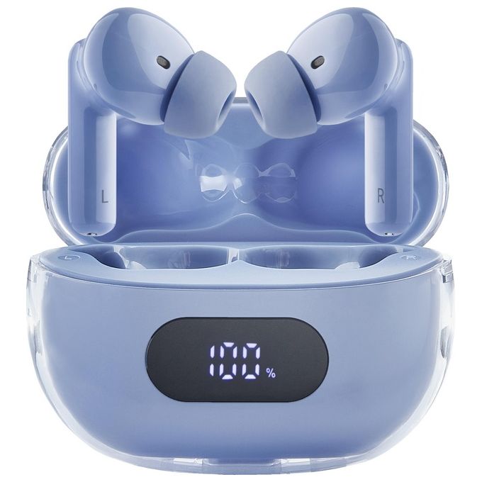 Intenso 3720315 Buds Plus Auricolari TWS True Wireless ANC ENC Bluetooth 5.4 Driver 13mm Autonomia 25h colore Blu