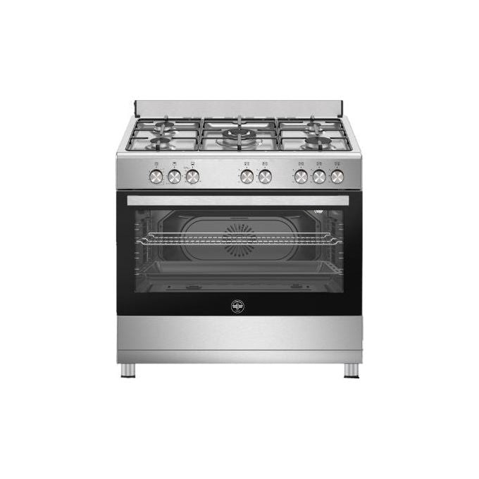 La Germania SE965GX-24 Futura Cucina a Gas 90 cm 5 Fuochi Forno Gas Ventilato 94 L Classe A colore Acciaio Inox