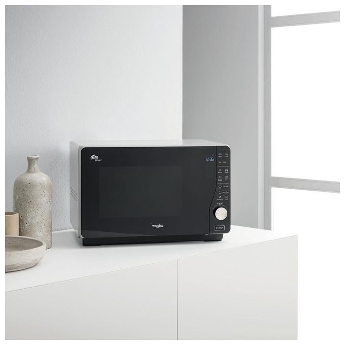 Whirlpool MWF 427 SL ExtraSpace Forno a Microonde con Grill 25 L 800 W Crisp Vapore Jet Start colore Argento
