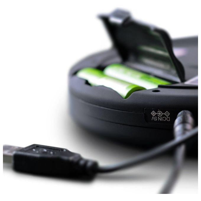 Lenco CD-300 Lettore CD Portatile Bluetooth Antishock MP3 Batterie Ricaricabili NiMH Jack 3.5 mm colore Nero