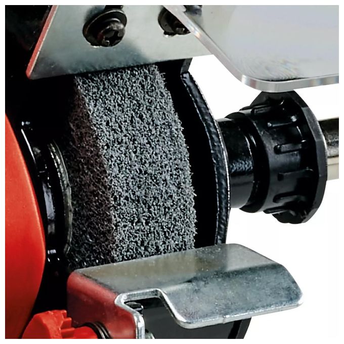 Einhell 4412559 TC-XG 75 Kit Smerigliatrice da Banco Combinata 150 W Regime 2000-9900 min^-1 Disco 75 mm Albero Flessibile colore Nero