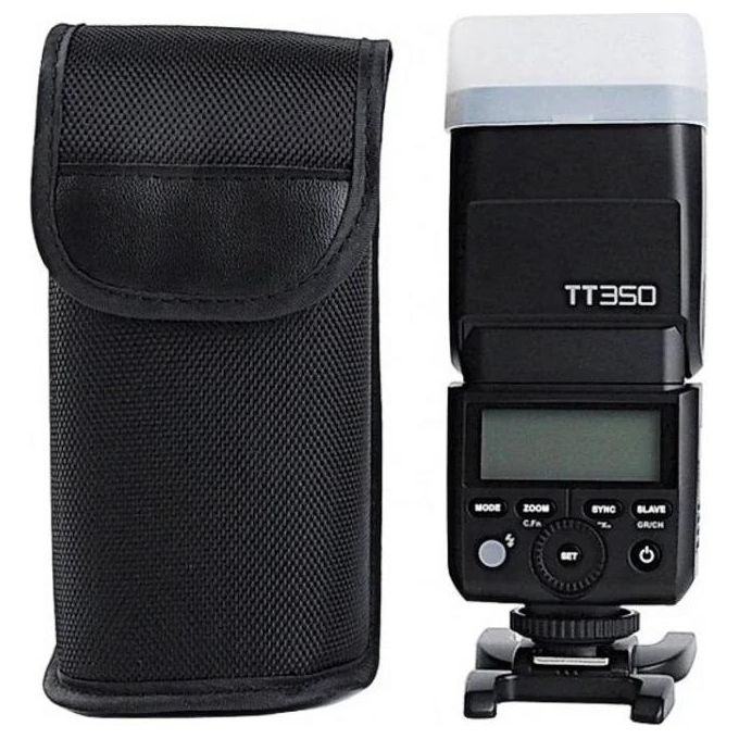 Godox TT350S Flash Speedlite per Fotocamere Sony TTL HSS Wireless 2.4GHz Numero Guida 36 Zoom 24 105mm colore Nero