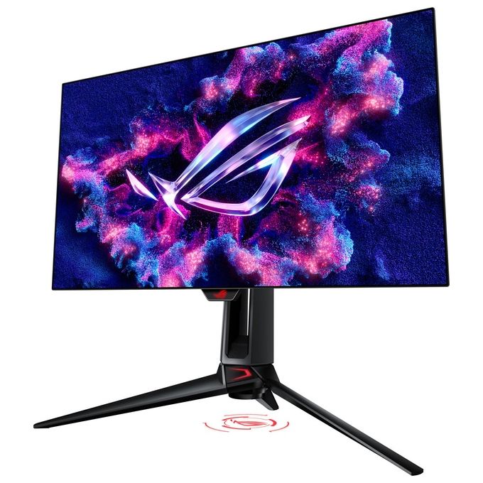 [Comenuovo] ASUS Monitor Gaming ROG Swift OLED PG27AQDP WOLED da 27'' QHD (2560 x 1440) 480Hz 003 ms compatibile G-SYNC dissipatore di calore personalizzato ASUS OLED Care+ Assistente AI luminosita' uniforme 99% DCI-P3