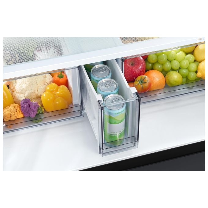 Samsung RF59C70TEB1ES Frigorifero 4 Porte 649 L 177,9 cm Classe E 36 dB WiFi Total No Frost All Around Cooling Twist Ice Maker (91,2x177,9x72,3 cm) colore Antracite
