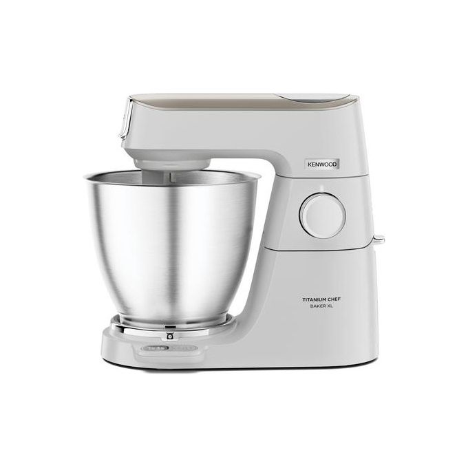 Kenwood KVL65.001WH Titanium Chef Baker XL Lite Impastatrice Planetaria 1200W ciotola 7L bilancia integrata 6 velocita' colore Bianco