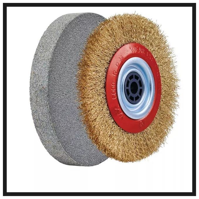 Einhell 4412634 TC-BG 150 B Smerigliatrice da Banco 350 W 2980 rpm Doppia Mola 15 cm colore Rosso