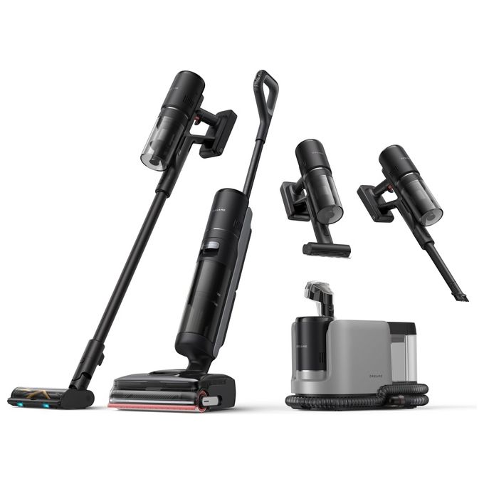 Dreame HHV46B H15 Mix Aspirapolvere a bastone 2 in 1 Senza sacchetto 400 W 23000 Pa 65 min autonomia colore Nero