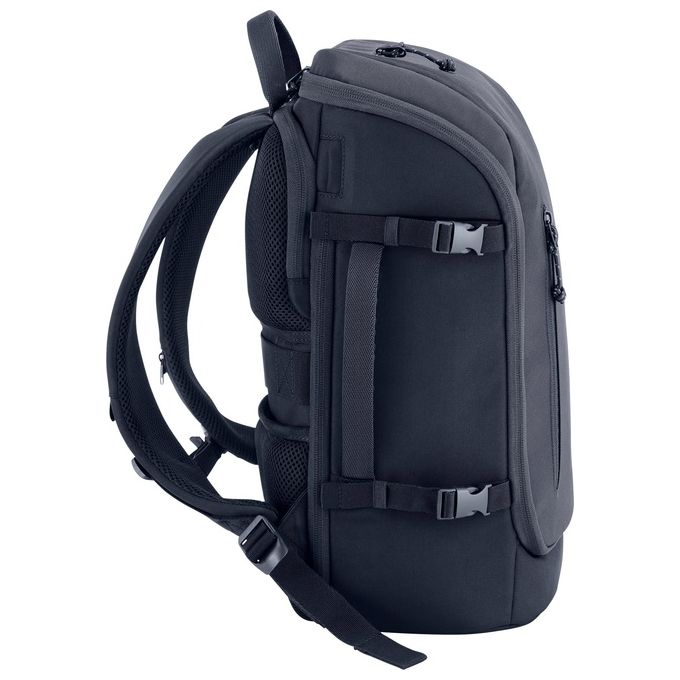 HP 6B8U4AA Zaino Travel 25 L per Laptop fino a 15'' con Comparto Imbottito Espandibile e Materiale Riciclato colore Grigio Siderurgico