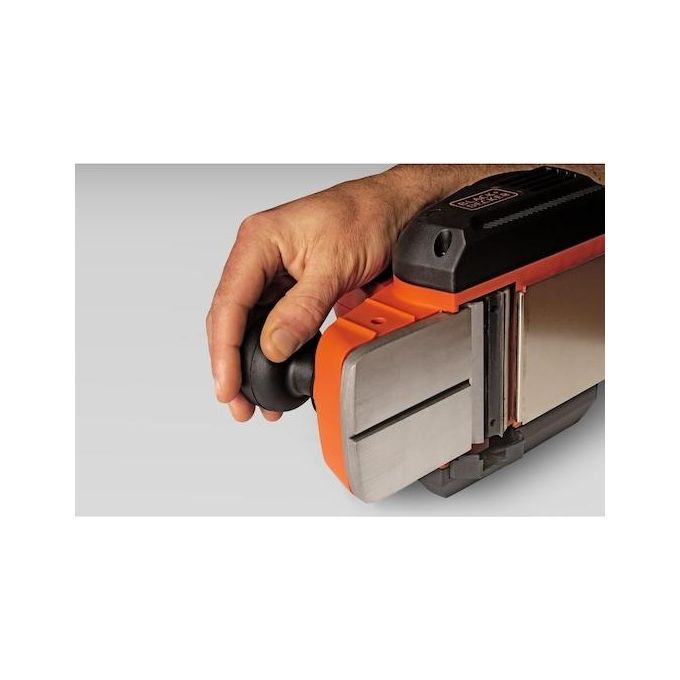 Black and Decker BEW712-QS Pialletto Elettrico 710 W Profondita' di Taglio Max 2 mm Larghezza di Piallatura 82 mm con Aspirazione Polvere colore Arancione