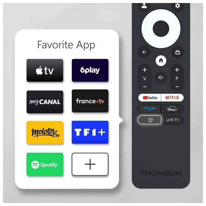 Thomson 32QG4S14 Smart TV 32'' QLED Full HD Google TV Dolby Audio Triple Tuner Wi-Fi Bluetooth 5.1 colore Nero