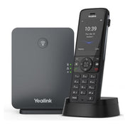 Yealink W78P Sistema Telefonico DECT IP Cordless 10 Account SIP 20 Chiamate Simultanee Bluetooth 5.1 Jack 3.5 mm colore Nero