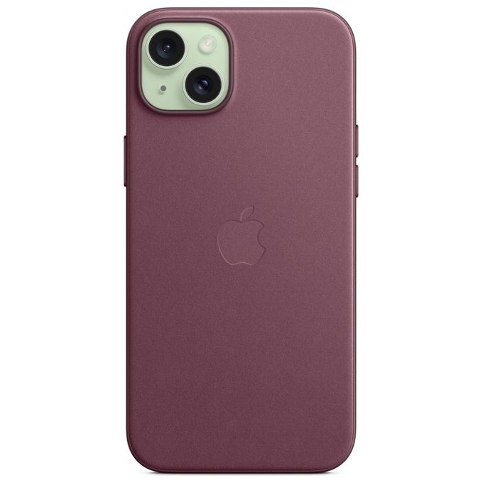 Apple MT4A3ZM-A Custodia MagSafe in tessuto FineWoven per iPhone 15 Plus colore Gelso