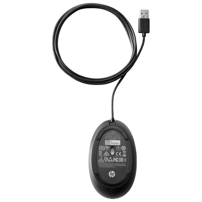 HP Desktop 320M Mouse 3 Pulsanti Cablato Usb