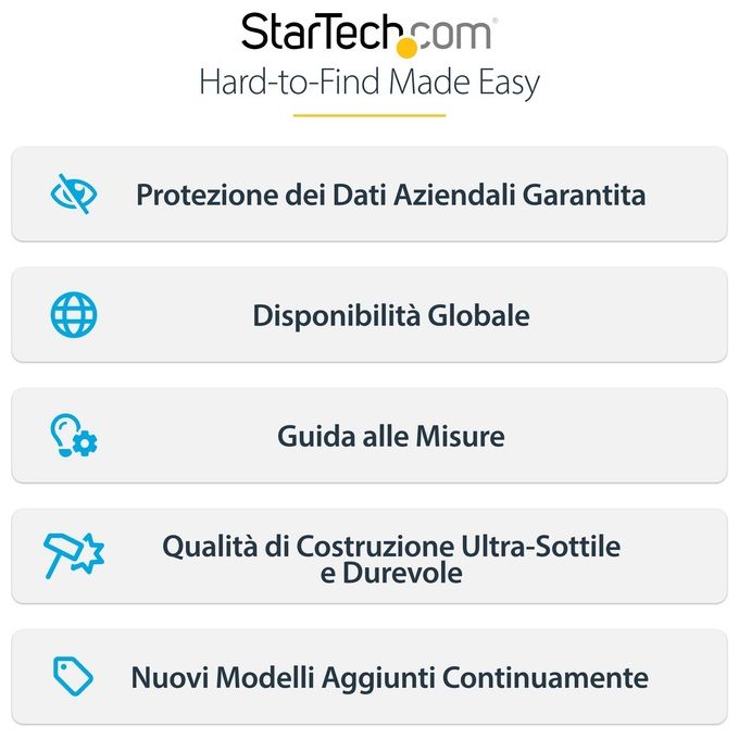StarTech.com Filtro Privacy a 4 Posizioni per iPad Pro da 11'' Abilitato al Touch Antiriflesso
