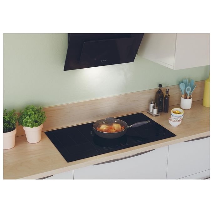 Candy CIFS954MCTT Comfort Piano cottura a induzione 90 cm 5 zone Doppia Zona Twin Multislider Boost colore Nero