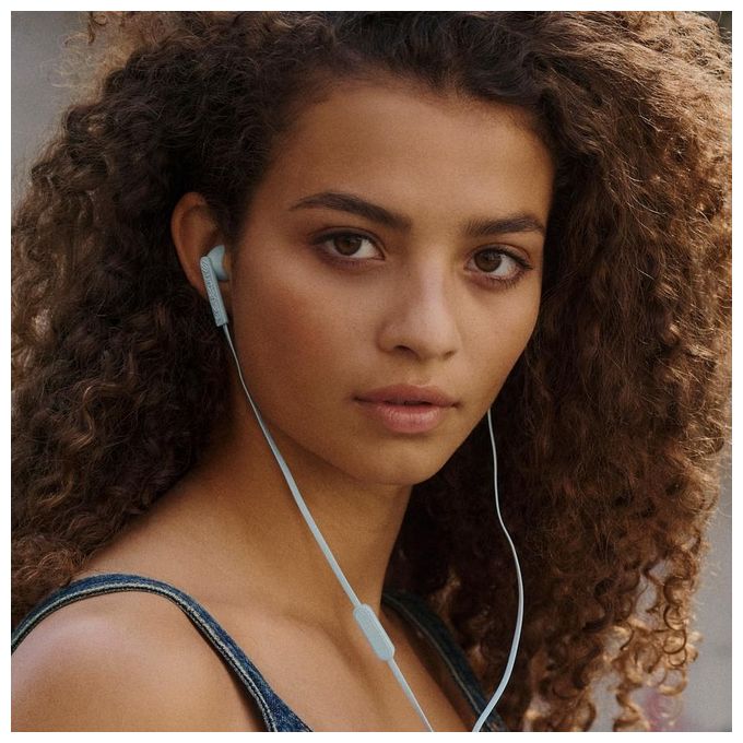Urbanista SAN FRANCISCO USB C Auricolari In-ear Cablati USB-C Microfono Cavo Piatto Anti-groviglio colore Blu