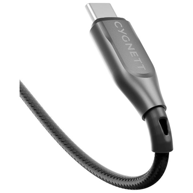 Cygnett CY4678PCTYC Cavo USB C a USB C 3 m Ricarica Rapida 100 W 480 Mbps colore Nero Argento