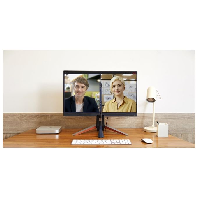 IPEVO 5-904-B-08-00 TOTEM 120 Telecamera per Videoconferenze Doppio Obiettivo 8 MP Risoluzione 4K Microfono Integrato Connessione USB-C Plug and Play Compatibile Windows MacOS Chromebook colore Nero