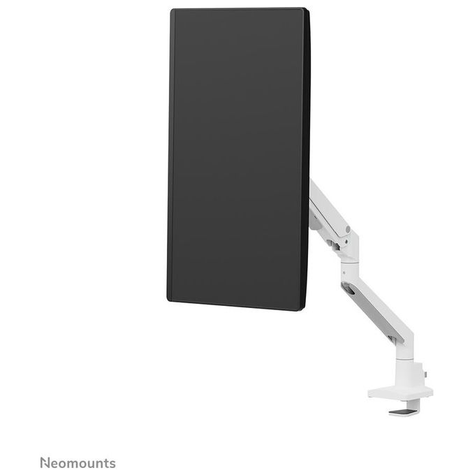 Neomounts W128881660 DS70-250WH1 Supporto da Scrivania per Monitor 17''-35'' Portata 9 Kg Regolazione Altezza 21,5-49,5 cm con Molla a Gas colore Bianco