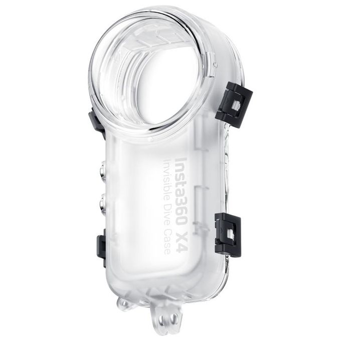 Insta360 IN360-X4 Case Subacqueo Invisibile per X4 Impermeabile fino a 50 m Trasparente
